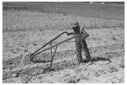 Child Cultivating Cotton in New Madrid County 1938 - Available at KNOWOL