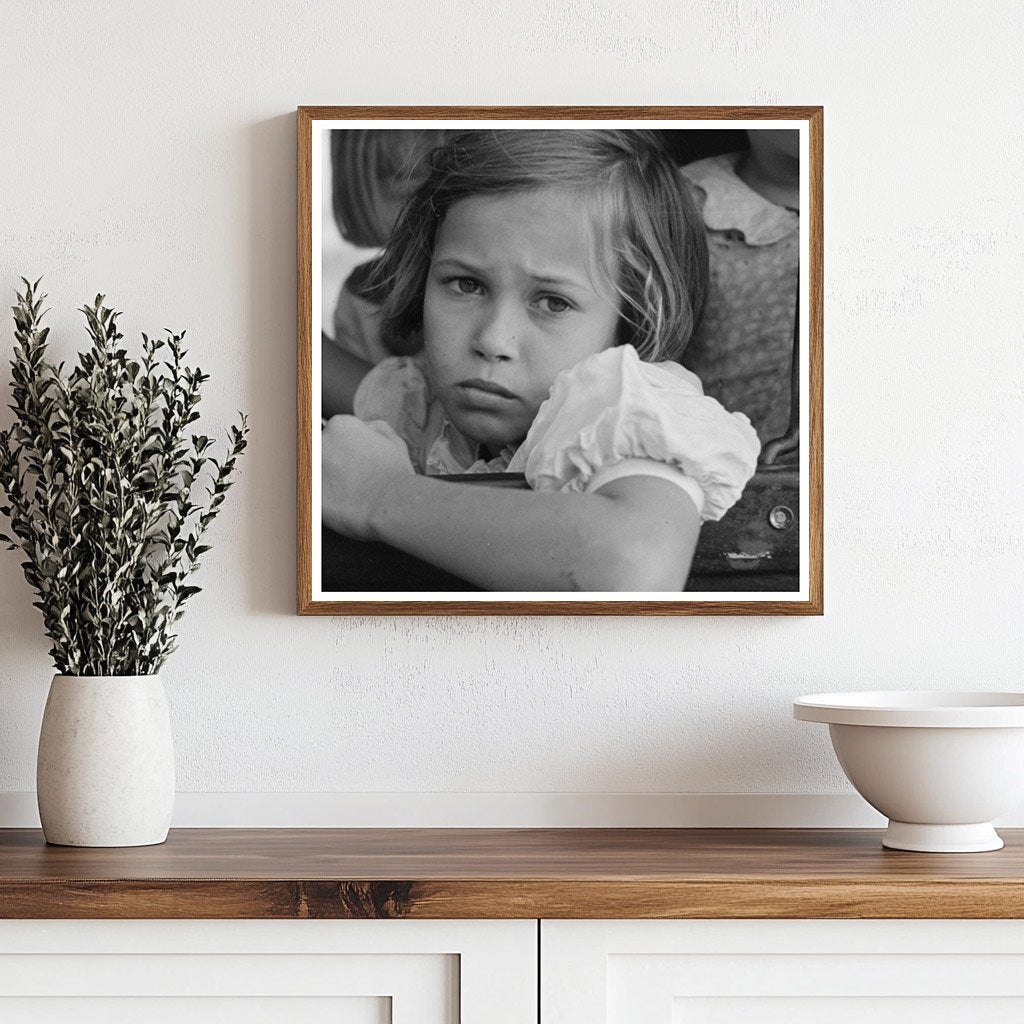 Child in Car Outside General Store Jarreau Louisiana 1938 - Available at KNOWOL