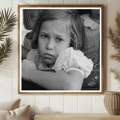 Child in Car Outside General Store Jarreau Louisiana 1938 - Available at KNOWOL