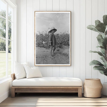 Child in Cotton Field Arkansas September 1938 - Available at KNOWOL