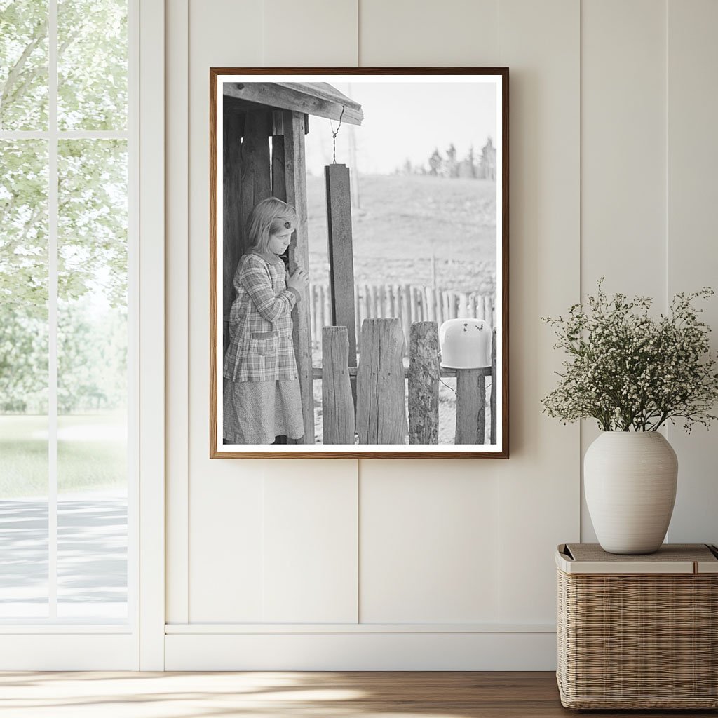 Child in Doorway of Home Near Silk Lake Michigan 1937 - Available at KNOWOL