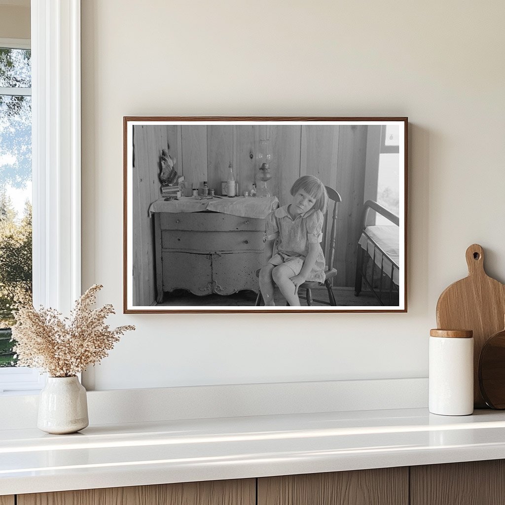 Child in Two - Room Shack Caruthersville Missouri 1938 - Available at KNOWOL