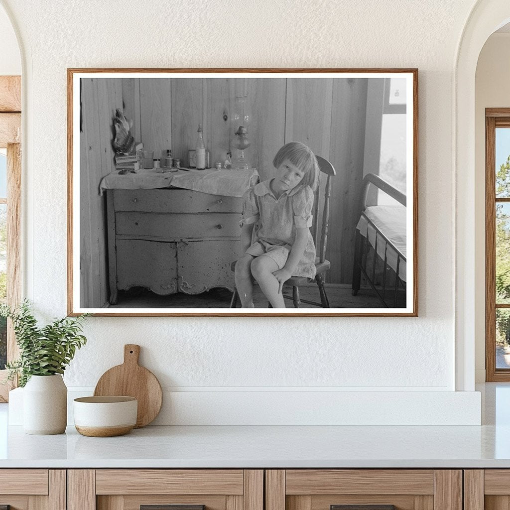 Child in Two - Room Shack Caruthersville Missouri 1938 - Available at KNOWOL