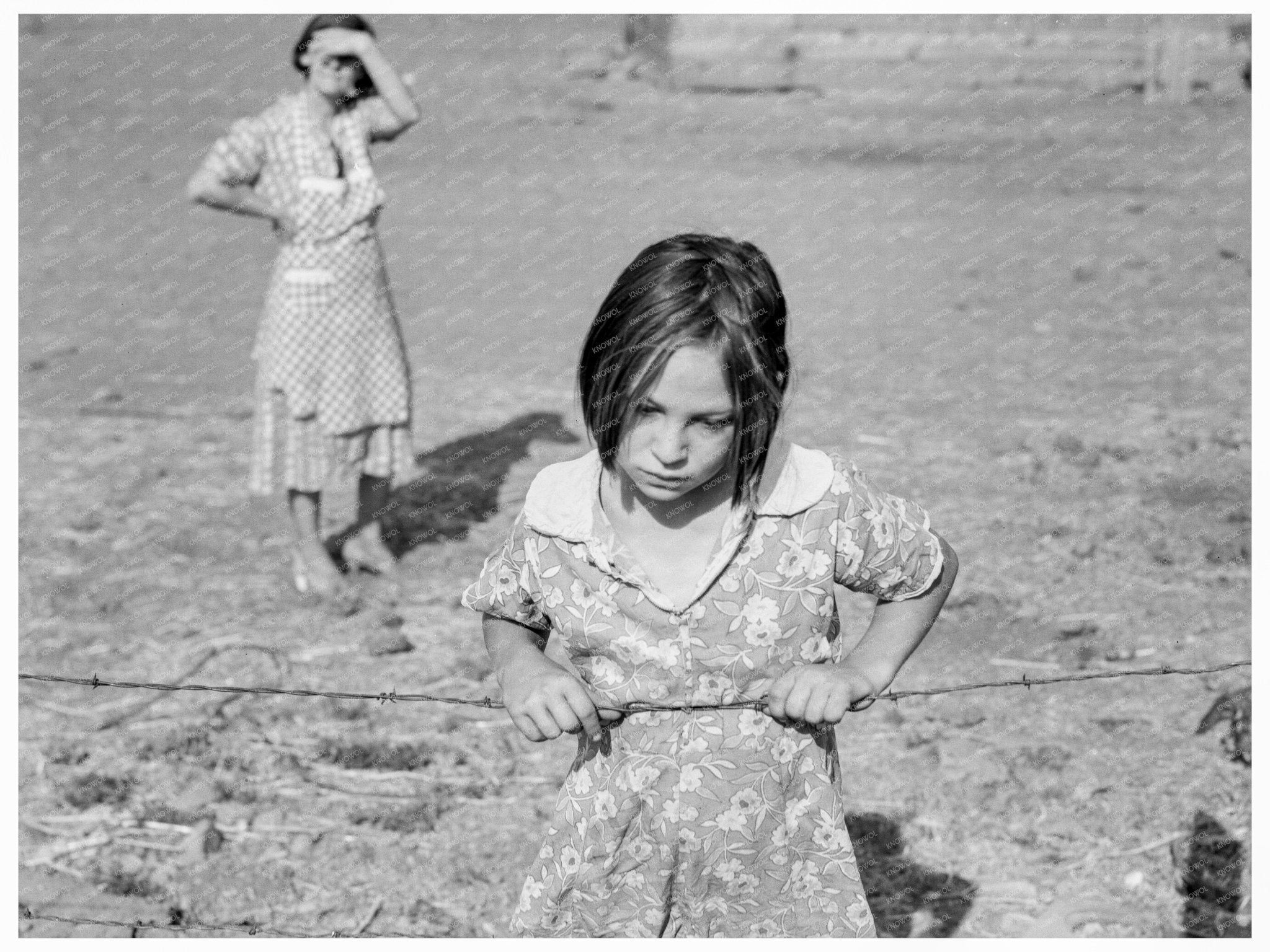 Child in Yakima Valley Farm Security Program August 1939 - Available at KNOWOL