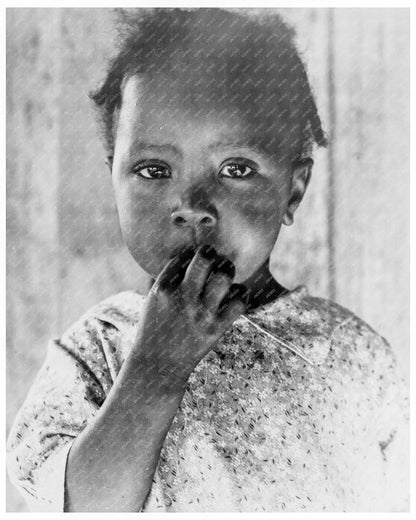 Child Laborer in Ellis County Texas June 1937 FSA Collection Great Depression Era - Available at KNOWOL