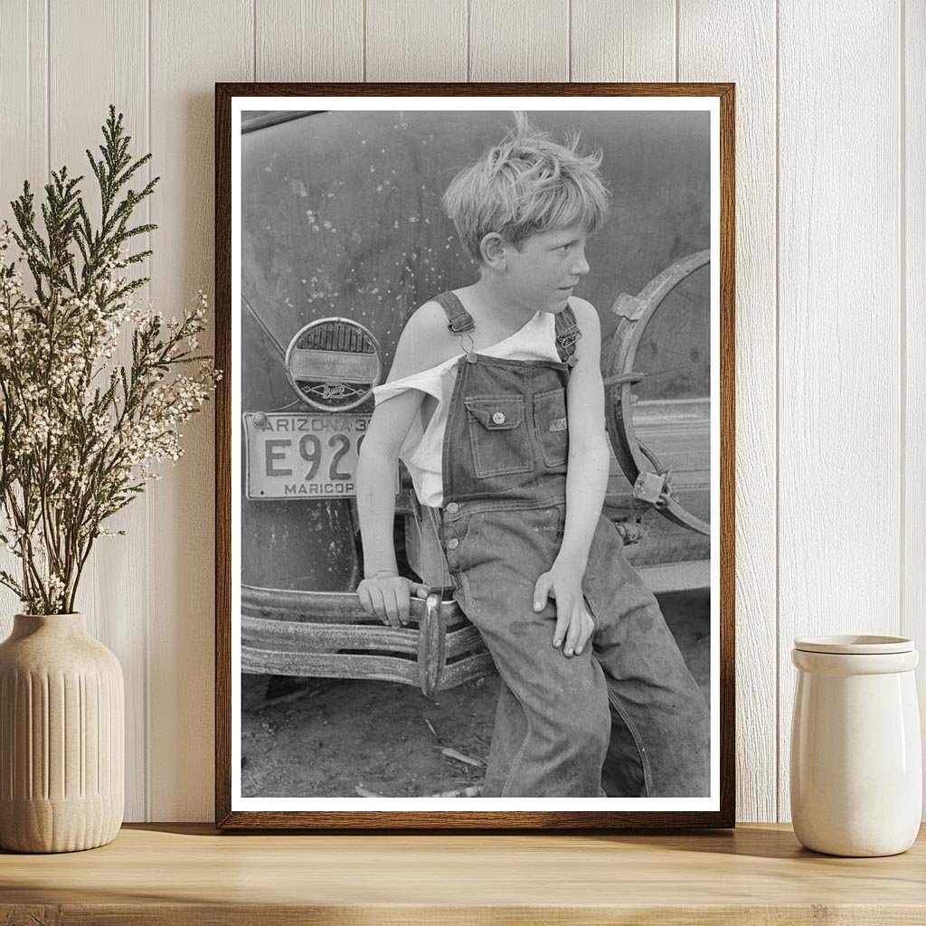 Child of a Migrant Worker in Arizona February 1939 - Available at KNOWOL