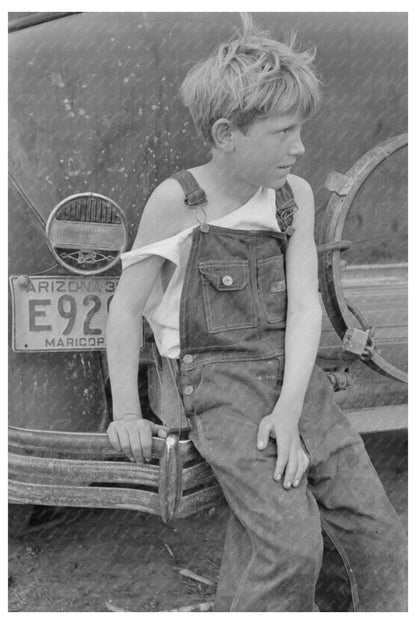 Child of a Migrant Worker in Arizona February 1939 - Available at KNOWOL