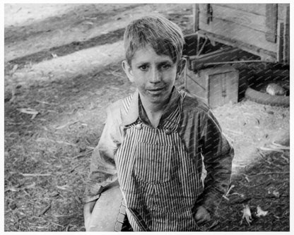 Child of Bean Picker Oregon August 1939 - Available at KNOWOL