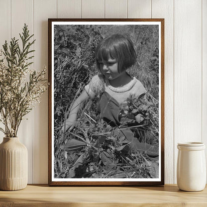 Child of Farm Worker at Caldwell Labor Camp 1941 - Available at KNOWOL