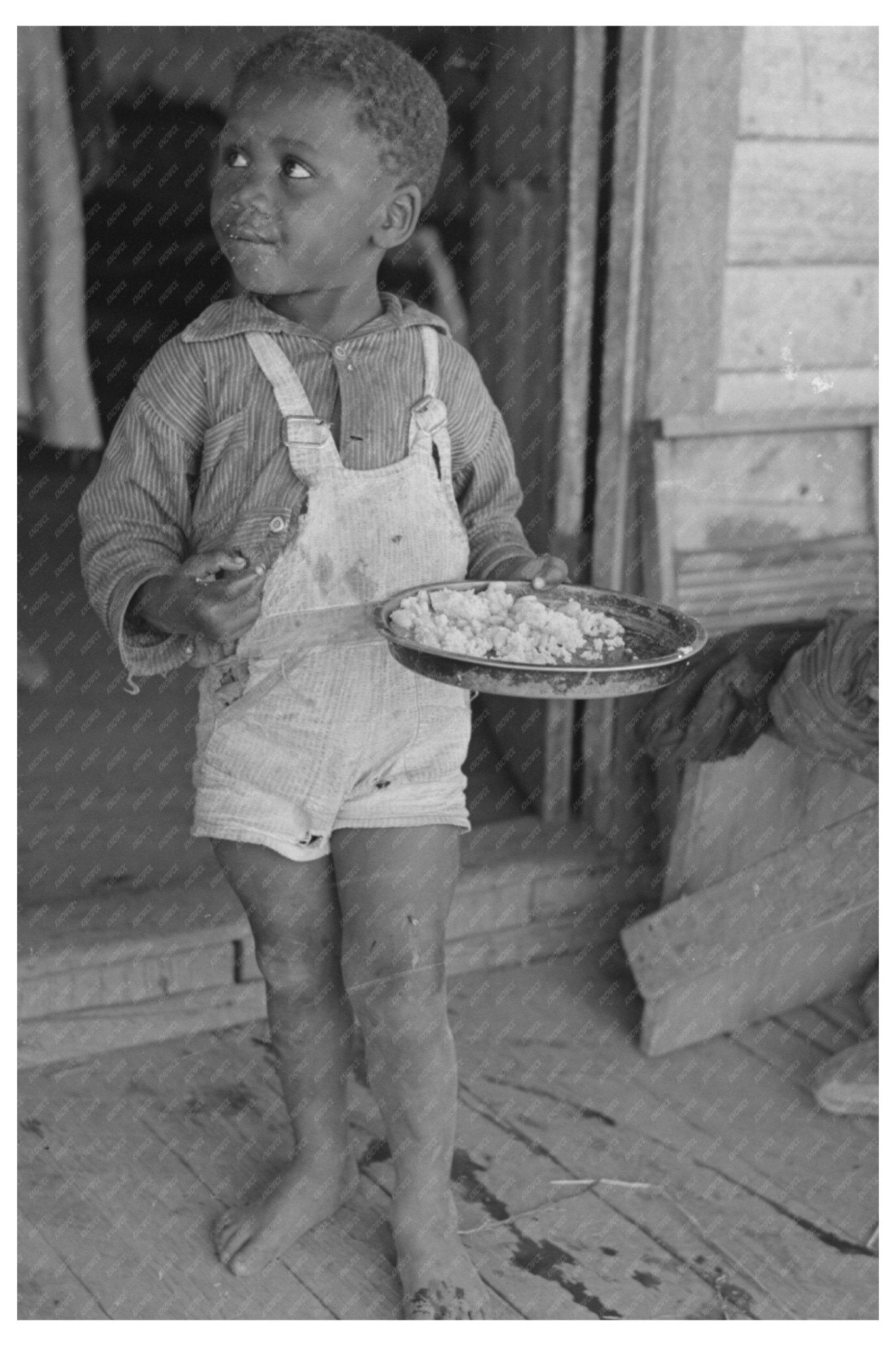 Child of Sharecropper in Southeast Missouri 1938 - Available at KNOWOL