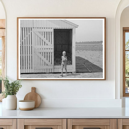 Child Retrieving Corn on Missouri Farm May 1938 - Available at KNOWOL