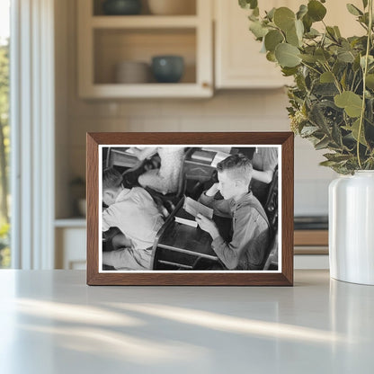 Child Studying in Southeast Missouri School 1938 - Available at KNOWOL