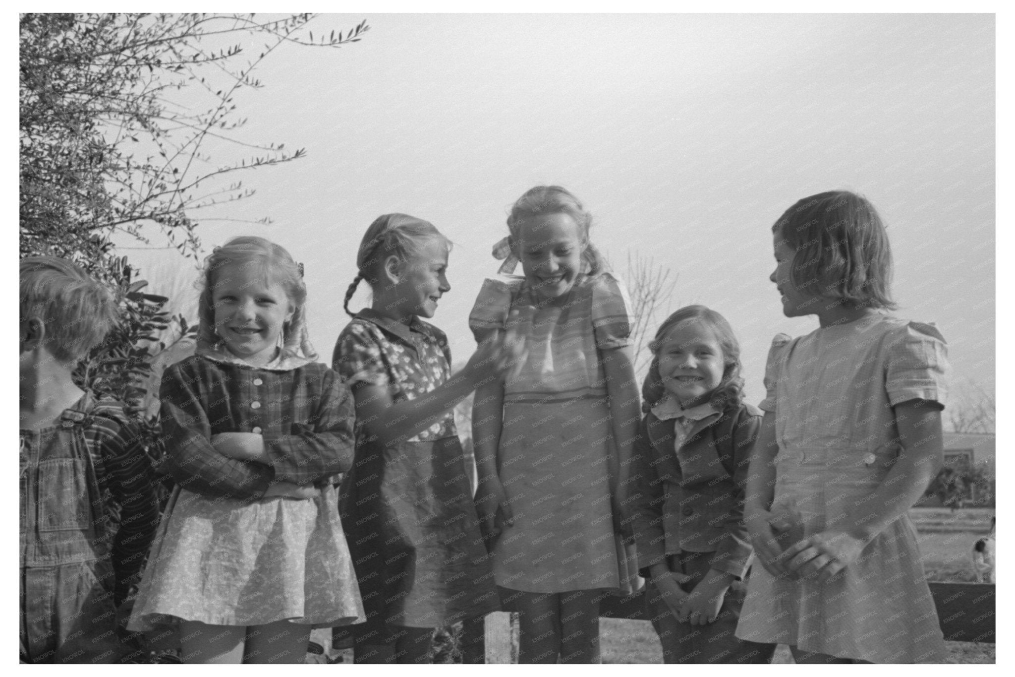 Children at Camelback Farms 1942 FSA Photography - Available at KNOWOL