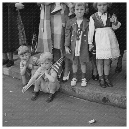 Children at Church of the Good Shepherd Parade Brooklyn 1944 - Available at KNOWOL