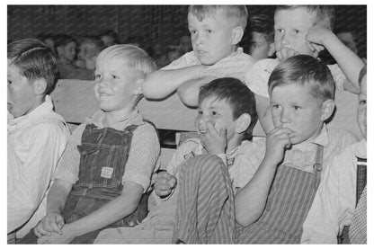 Children at Farm Security Administration Camp Caldwell 1941 - Available at KNOWOL