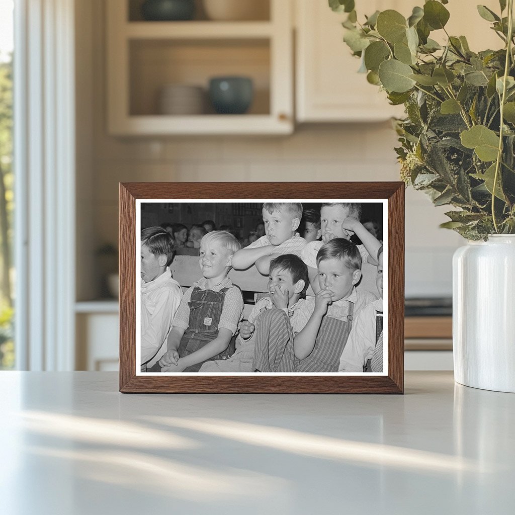 Children at Farm Security Administration Camp Caldwell 1941 - Available at KNOWOL