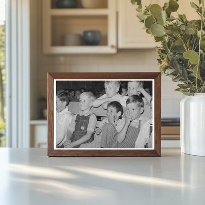 Children at Farm Security Administration Camp Caldwell 1941 - Available at KNOWOL