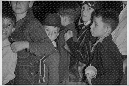 Children at Halloween Party in Shafter Migrant Camp 1938 - Available at KNOWOL