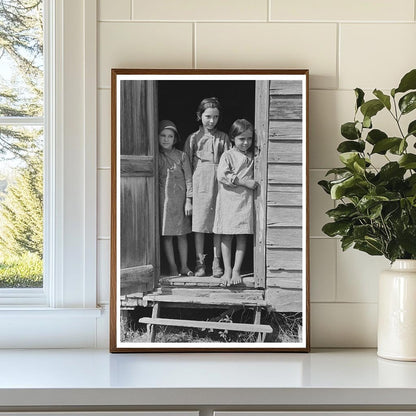 Children at Home in Rural Louisiana November 1938 - Available at KNOWOL
