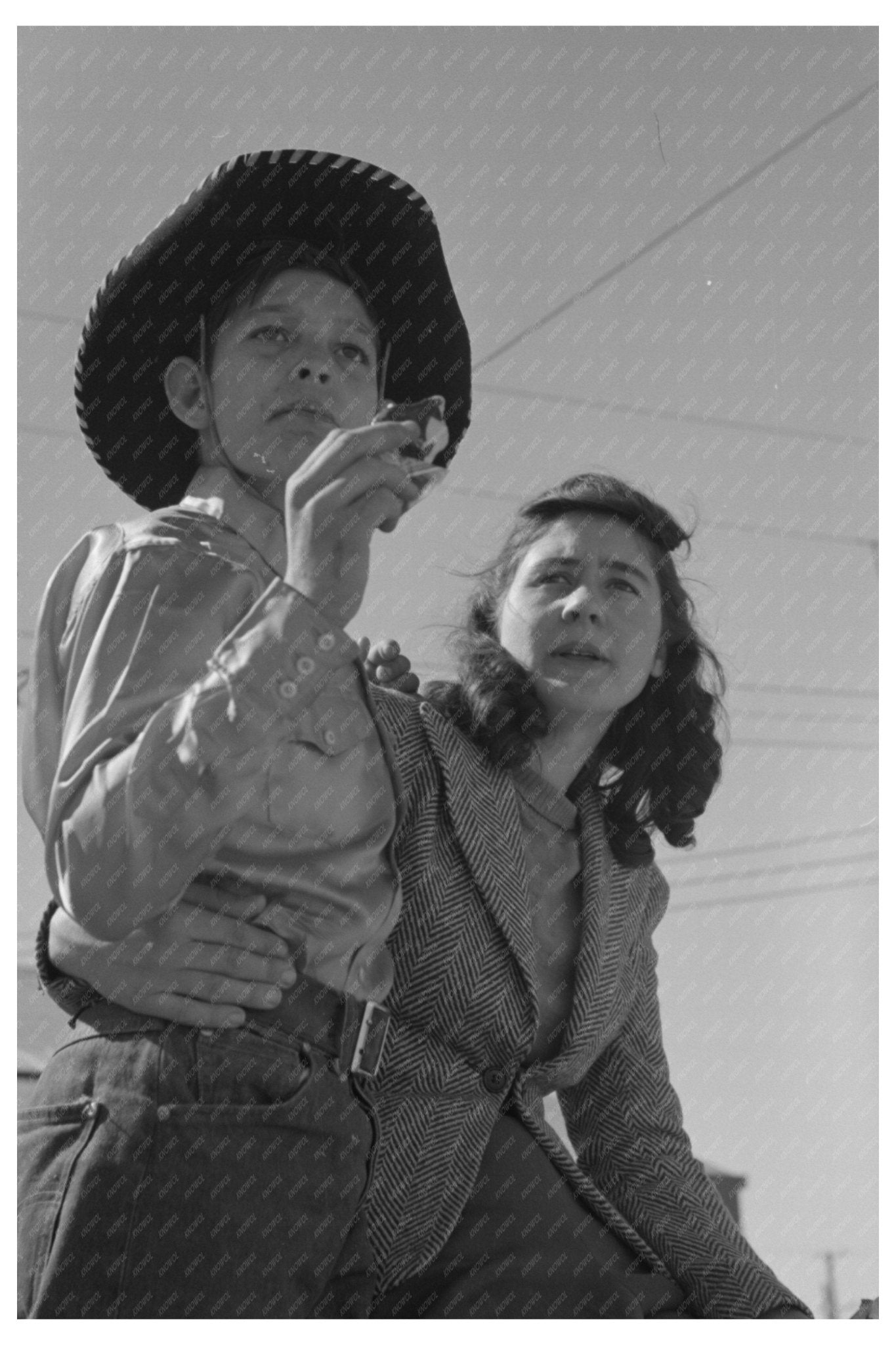 Children at Imperial County Fair El Centro March 1942 - Available at KNOWOL