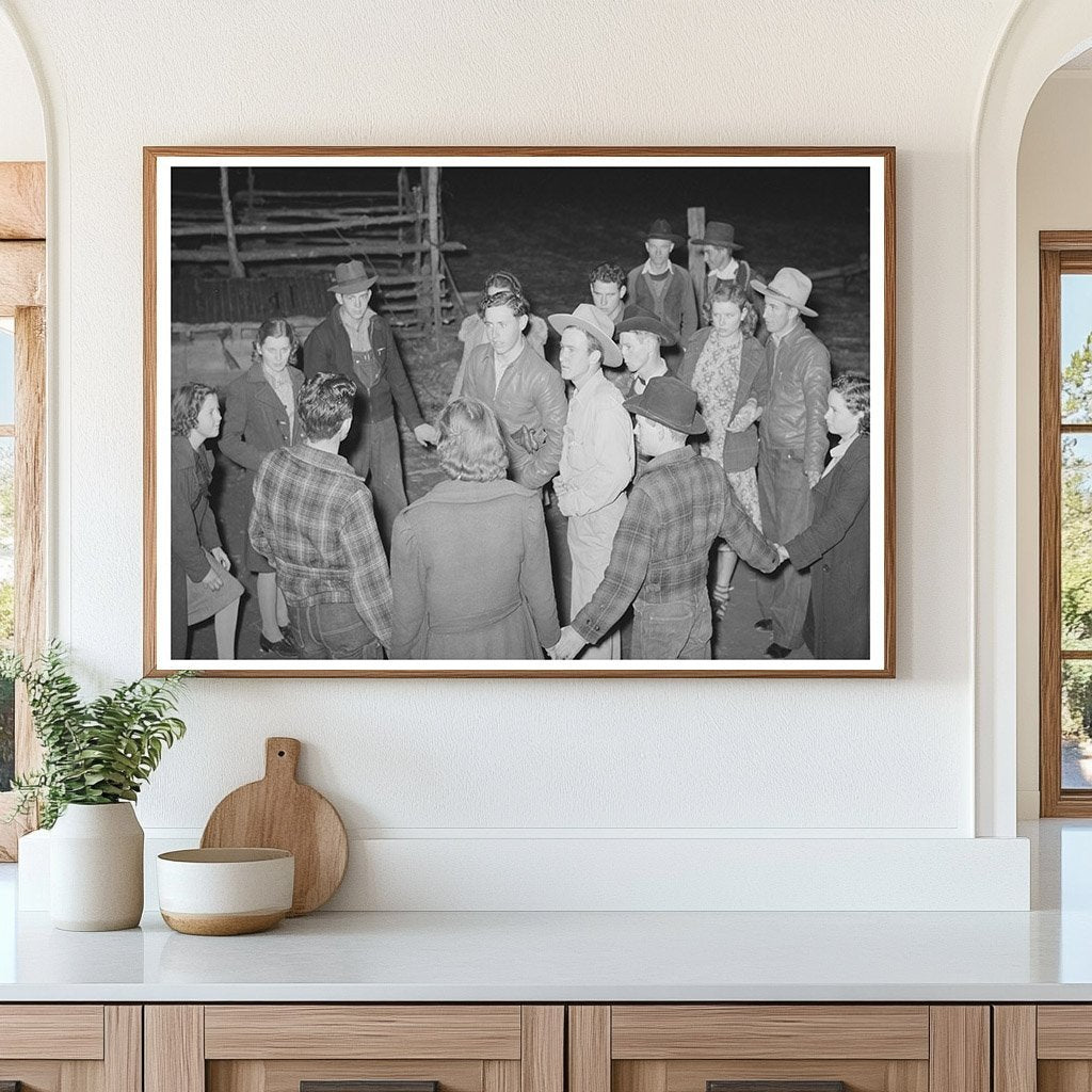 Children at Play Party in McIntosh County Oklahoma 1940 - Available at KNOWOL