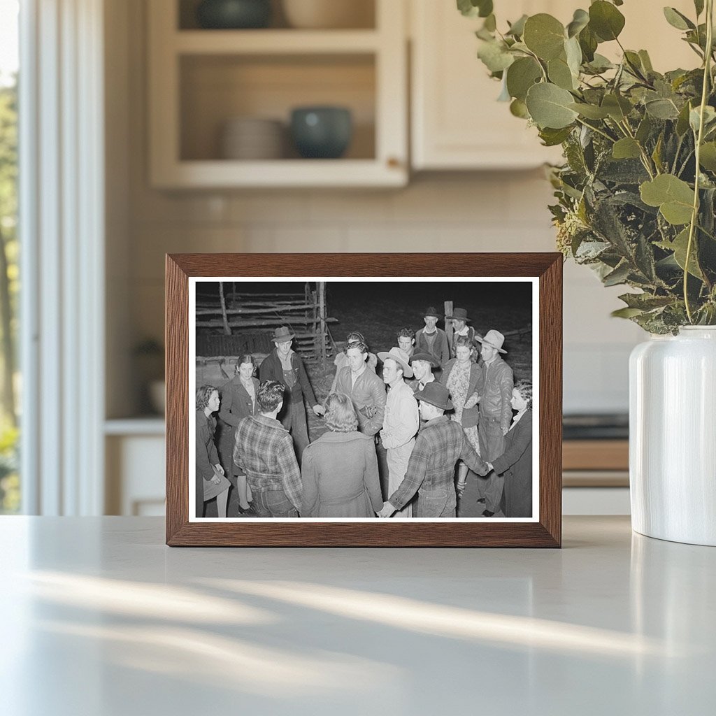 Children at Play Party in McIntosh County Oklahoma 1940 - Available at KNOWOL