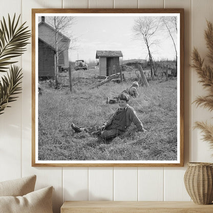 Children at Rural School Recess Tipler Wisconsin May 1937 - Available at KNOWOL