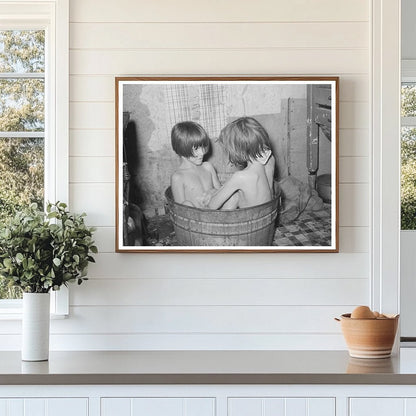 Children Bathe at Oklahoma City Community Camp July 1939 - Available at KNOWOL