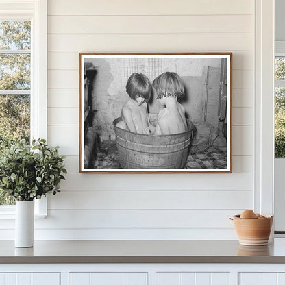 Children Bathing at Community Camp Oklahoma City 1939 - Available at KNOWOL