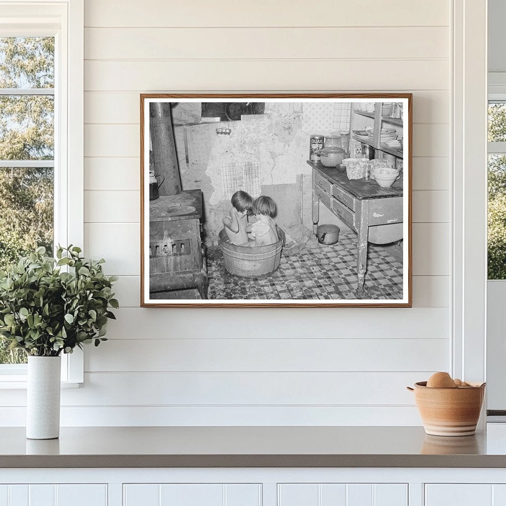 Children Bathing in Oklahoma City Community Camp 1939 - Available at KNOWOL