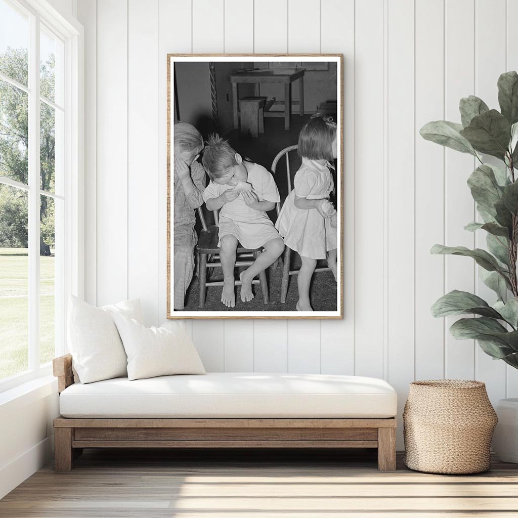 Children Eating Grapefruit at WPA Nursery School 1940 - Available at KNOWOL