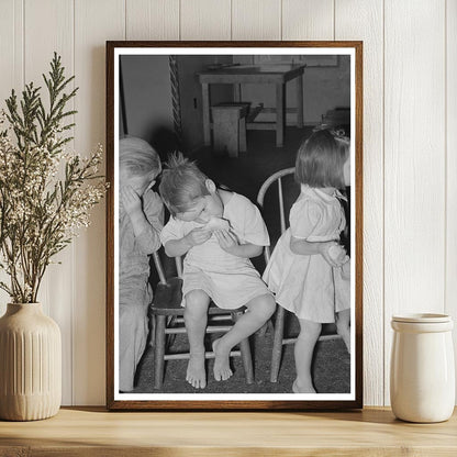 Children Eating Grapefruit at WPA Nursery School 1940 - Available at KNOWOL