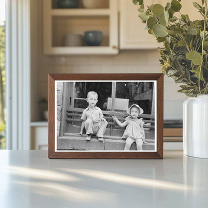 Children in Gold Mining Activities Mogollon New Mexico 1940 - Available at KNOWOL