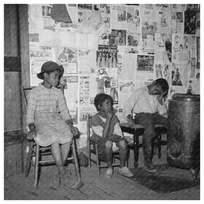 Children in Living Room of 1938 Southeast Missouri Home - Available at KNOWOL