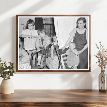 Children in One - Room Shack Tipler Wisconsin May 1937 - Available at KNOWOL
