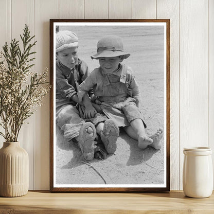 Children in Penasco New Mexico July 1940 Vintage Photo - Available at KNOWOL