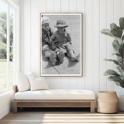 Children in Penasco New Mexico July 1940 Vintage Photo - Available at KNOWOL