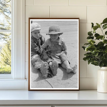 Children in Penasco New Mexico July 1940 Vintage Photo - Available at KNOWOL