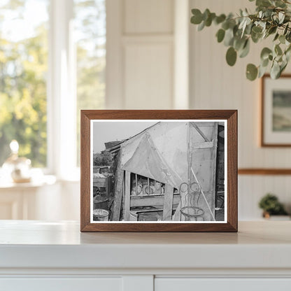 Children in Shack Home Mays Avenue Camp Oklahoma City 1939 - Available at KNOWOL