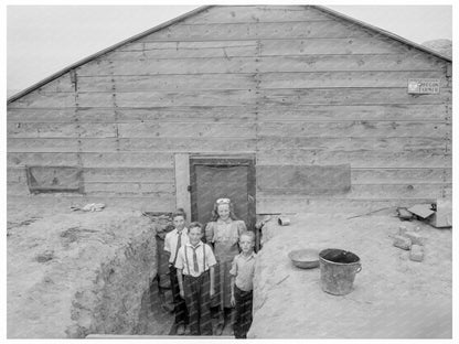 Children in Sunday Clothes Dead Ox Flat Oregon 1939 - Available at KNOWOL