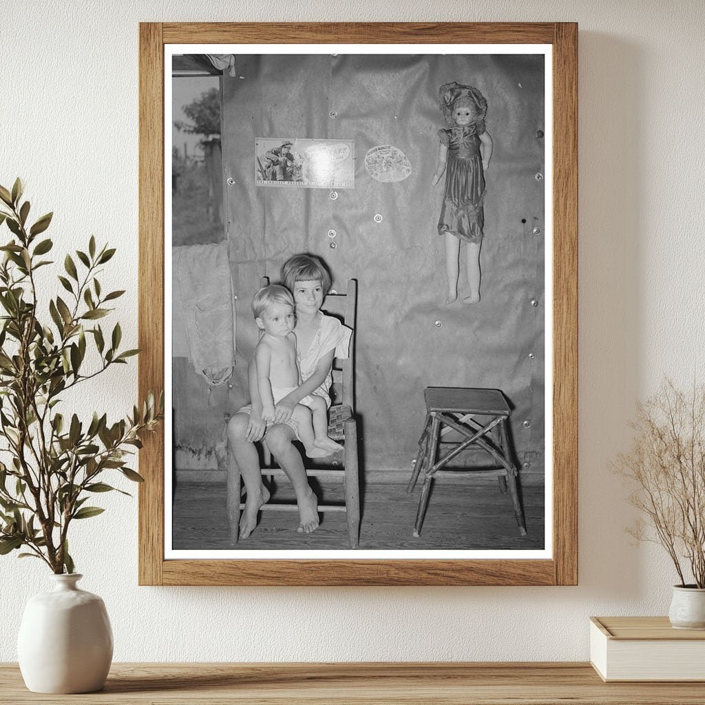 Children in Tin Town Caruthersville Missouri August 1938 - Available at KNOWOL