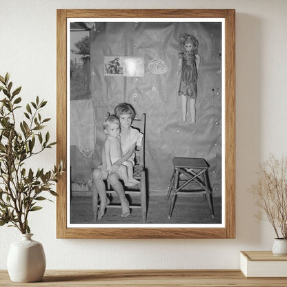Children in Tin Town Caruthersville Missouri August 1938 - Available at KNOWOL