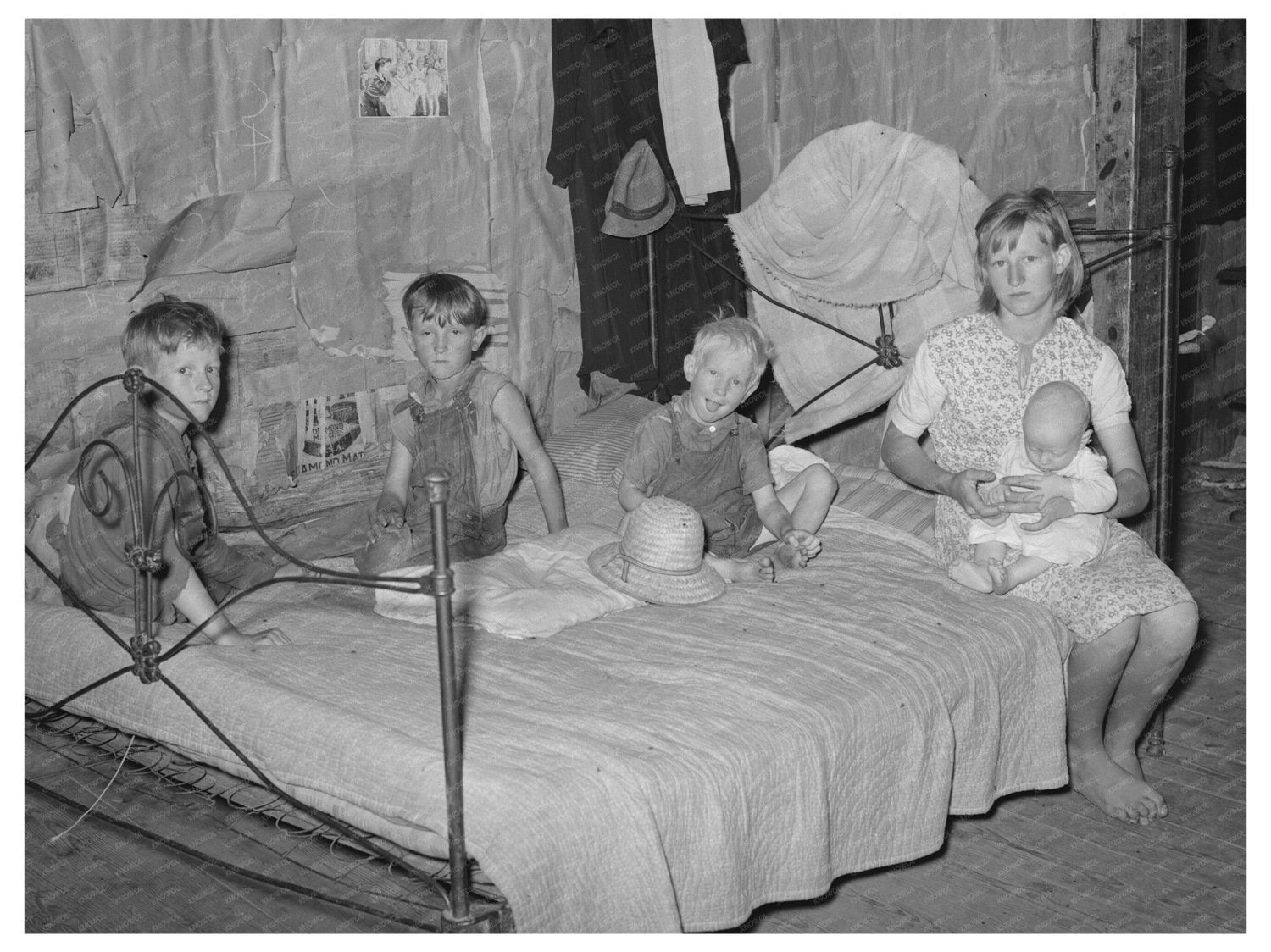 Children of Agricultural Laborers Sallisaw Oklahoma 1939 - Available at KNOWOL