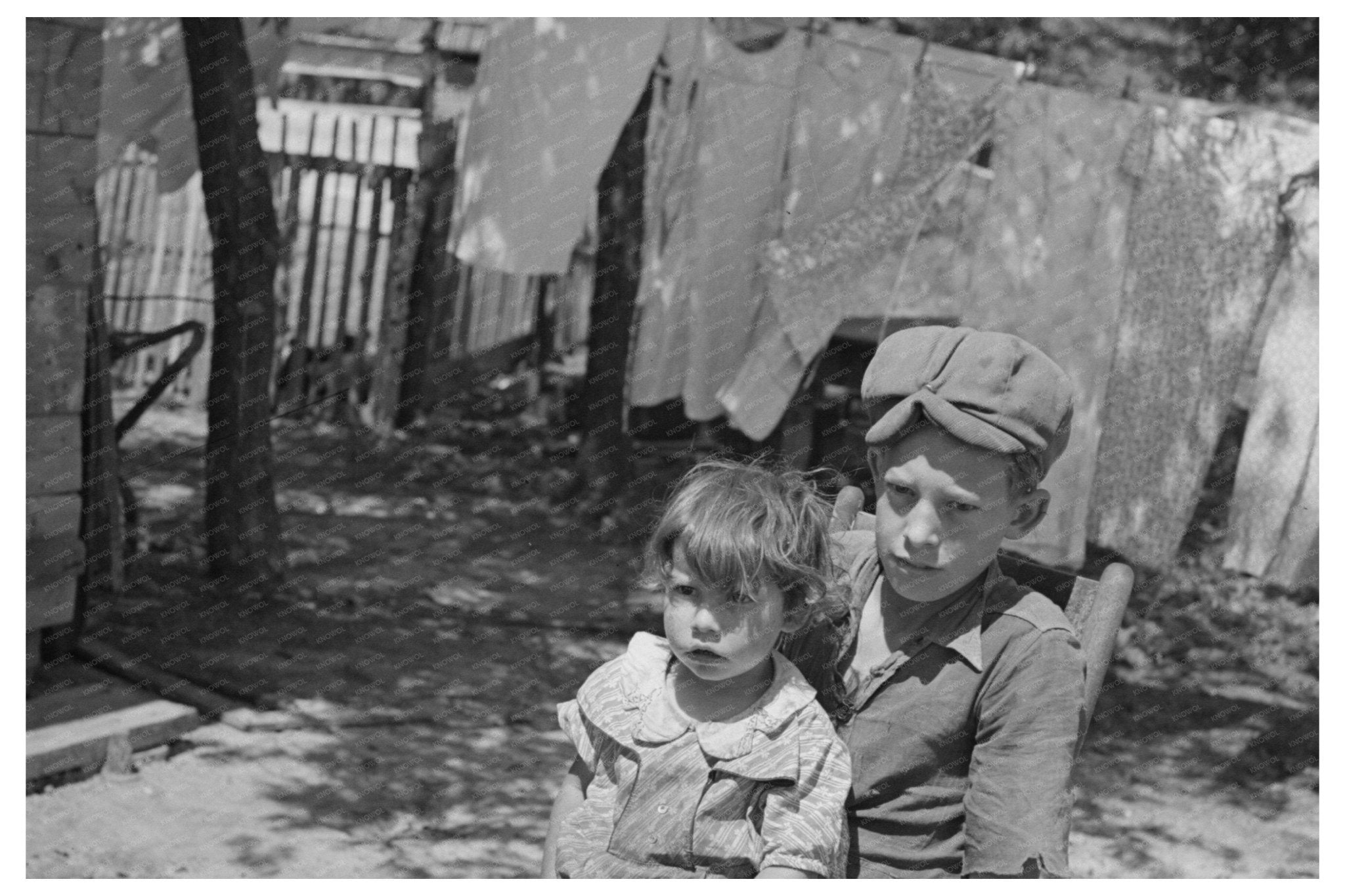 Children of Alonzo Heath June 1937 Black River Falls Wisconsin - Available at KNOWOL