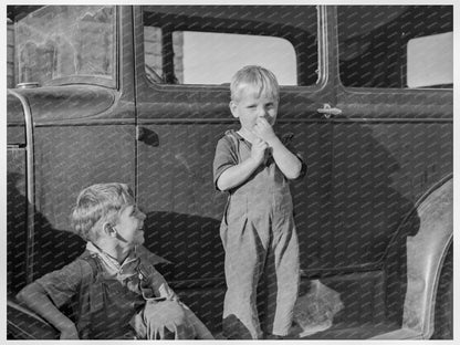 Children of Bean Pickers Oregon August 1939 - Available at KNOWOL