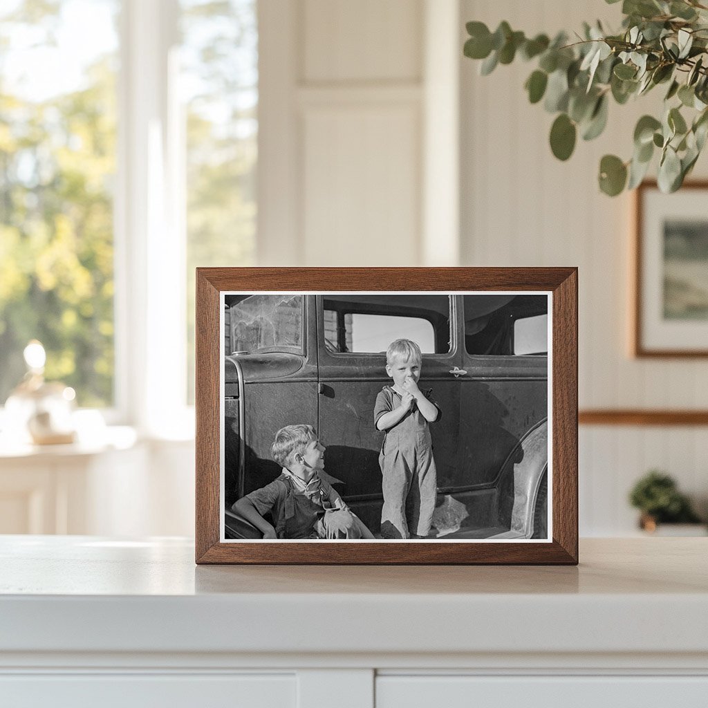 Children of Bean Pickers Oregon August 1939 - Available at KNOWOL