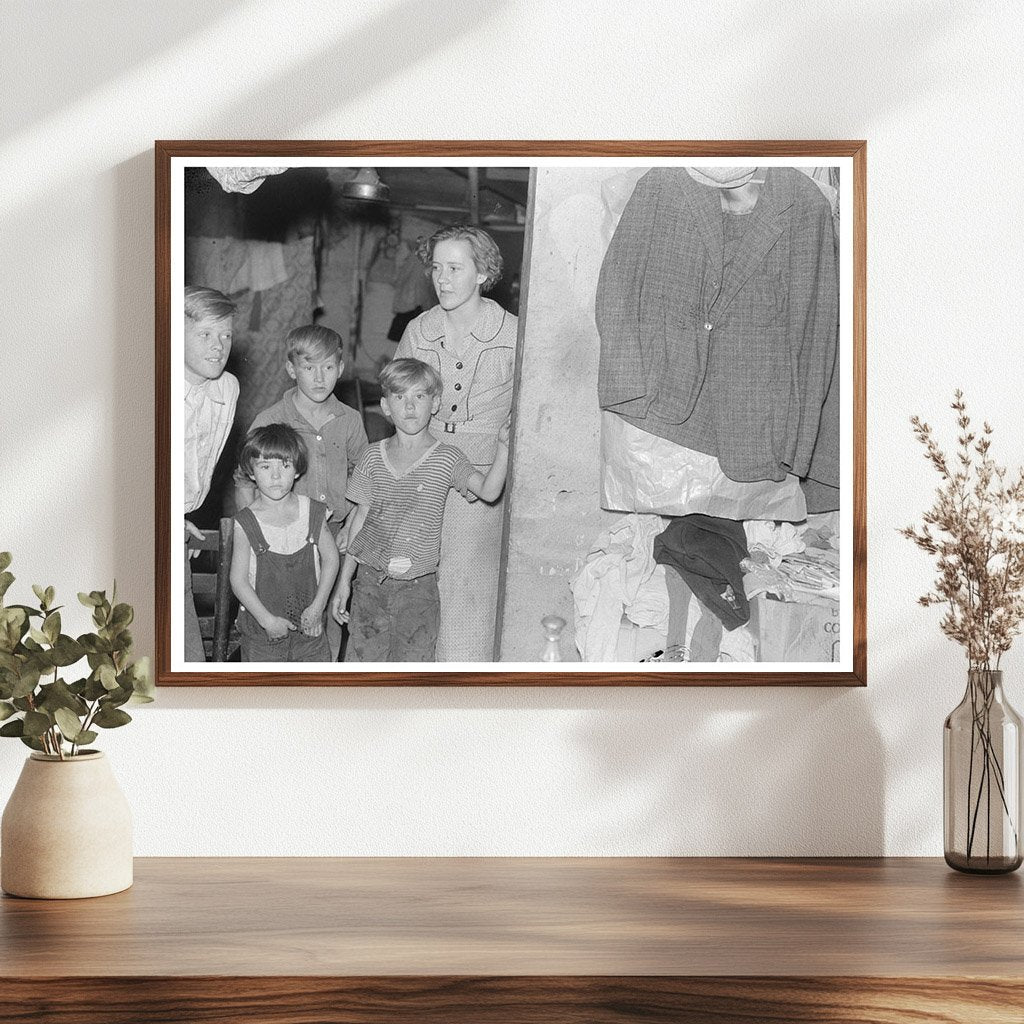 Children of Farmer Gunnar Kvande North Dakota 1937 - Available at KNOWOL