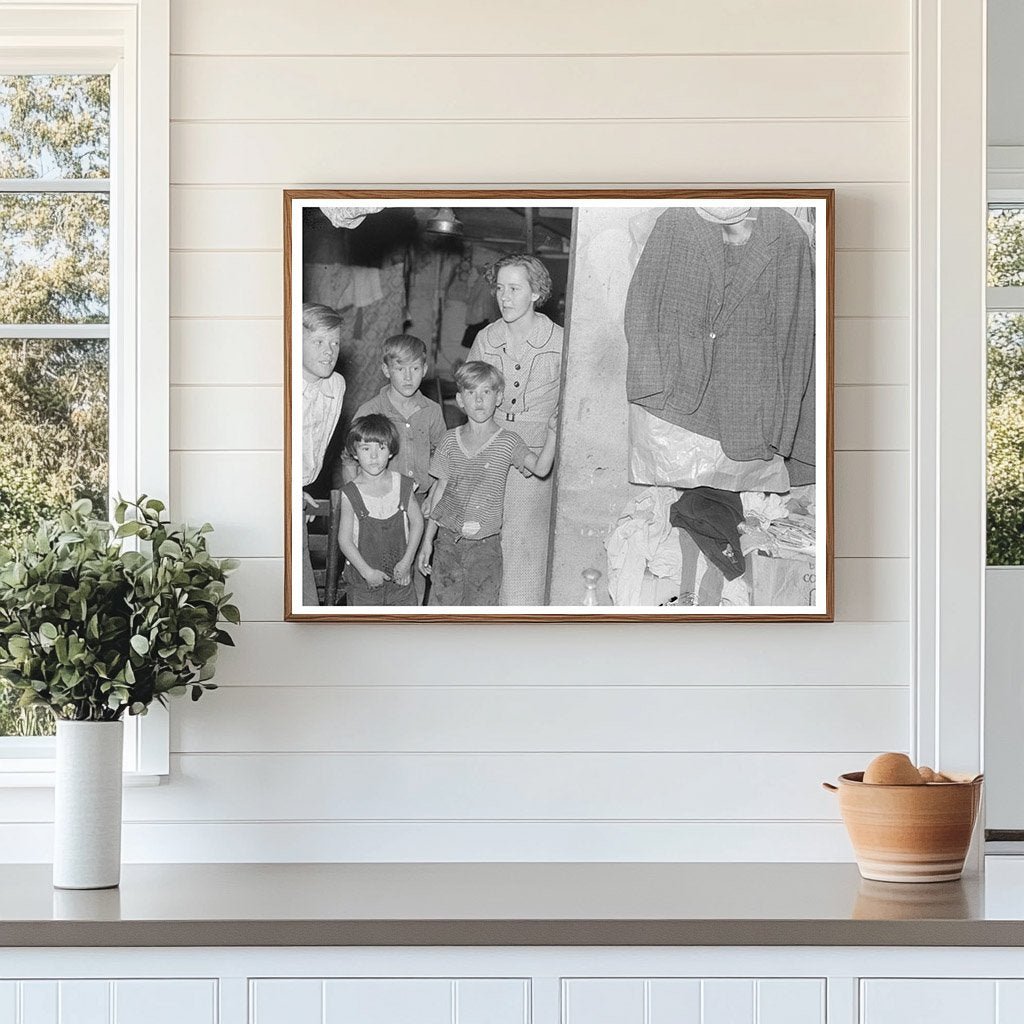 Children of Farmer Gunnar Kvande North Dakota 1937 - Available at KNOWOL