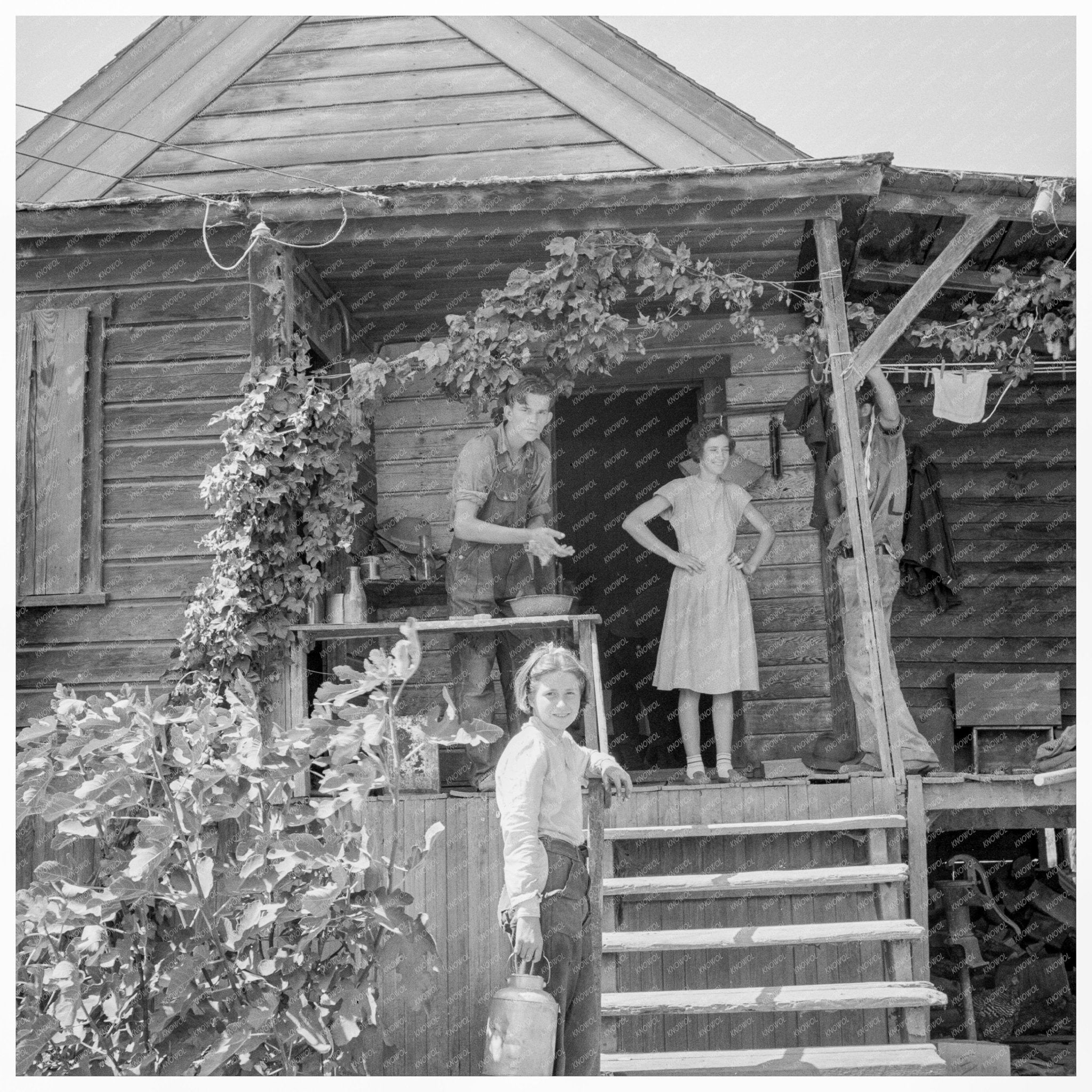 Children of Hop Farmer Polk County Oregon 1939 - Available at KNOWOL