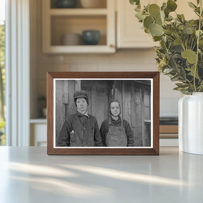 Children of John Scott Near Ringgold Iowa 1937 - Available at KNOWOL